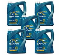 5x5 Litro Mannol Safari 20W-50 aceite motor Api Sl / Cf Engine Oil Aceite