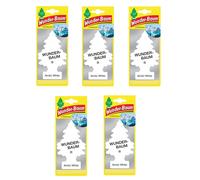 5xWunderbaum Arctic White Aromatizador Coche Ambientador Espejo Ambientador