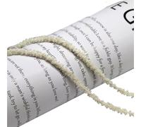 5Yards Multicolor Mini Beaded Lace Trim Wrapped Pearl Rope Handmade DIY Headband Hair Accessories Material(Color16)