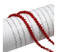 5Yards Multicolor Mini Beaded Lace Trim Wrapped Pearl Rope Handmade DIY Headband Hair Accessories Material(Color5)