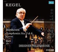 ベートーヴェン: 序曲「エグモント」、交響曲第6番「田園」、交響曲第5番「運命」 他 (Beethoven : Symphony No.5 & 6 / Kegel & Dresdner Philharmonie) [2HQCD] [日本語解説付]