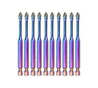 6/10/20Pcs/set Screwdriver Bit Set 1/4inch Hexagonal Shank Antislip Crossing Head Screw Driver Drill Bit Crossing Professional Steel Screwdriver Tips