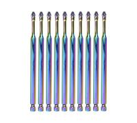 6/10/20Pcs/set Screwdriver Bit Set 1/4inch Hexagonal Shank Antislip Crossing Head Screw Driver Drill Bit Crossing Professional Steel Screwdriver Tips