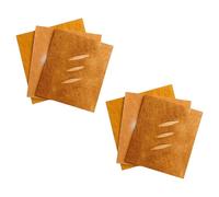 6/10 piezas de papel de regalo de panadería de varios estilos de panadería, patrones de tostadas de pan bucólico, regalos de manualidades, celebraciones, forma de pan, papel de regalo