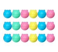 6/12/18 bombas de agua reutilizables | bolas de agua reutilizables | globos de agua de silicona coloridos waterpolo estilo conejo | piscina playa juguete al aire libre exterior verano (oso, 18)