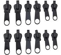6/12/24 Pcs Fix Zip Puller, Zip Slider Repair Instant Kit, Fix Zipper Removable Rescue Replacement Pack, Instant Zipper Set
