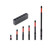 6/12 puntas de destornillador con agarre antideslizante que impacta el destornillador para un uso fiable en varios escenarios de reparación