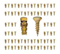 6×14mm Short Expansion Screw Set for Loose Cabinet Hinges, Quick Door Repair for DIY Home Use (100 PCS)