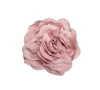 6,3 pulgadas Tela hecha a mano rosa flor extra grande ramas broches broches arbustos flores broche de gran tamaño Pin broche para las mujeres, Parasiéré, Metal