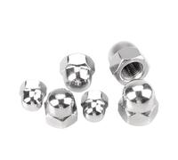 6#-32 8#-32 10#-24 1/4-20 5/16-18 3/8-16 1/2-13 Tuercas ciegas de bellota hexagonales estándar de acero inoxidable 304, cubierta decorativa, tuercas ciegas de cúpula(1 4-20(3pcs))