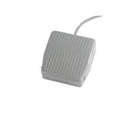 6-380V interruptor de pedal SPDT energía eléctrica momentánea NO NC 10A 250VAC interruptor de pie de plástico gris resistente for control de máquina 1 Uds(Foot Switch GX16-3)