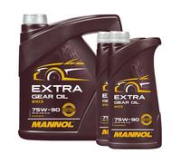 6 (4 + 2x1) Litro Mannol SAE 75W-90 Api Gl 4/5 Ls Extra Aceite Motor Y Achsöl