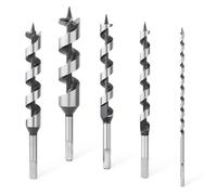 6-40mm High Carbon Steel 230mm Woodworking Ship Auger Drill Bit Hole Saw Hex Shank for Soft Hard Wood PVC 1Pcs(15mm)