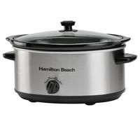 6,5 L de cocción lenta plateada; HBSC070S (HAMILTON BEACH) Cantidad X 1