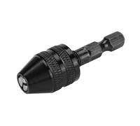 6,5mm Vástago Hexagonal Taladro Eléctrico Destornillador Chuck Adaptador Convertidor para el Arte DIY Aleación de Aluminio De Acero Al Carbono (-GS09008-02)