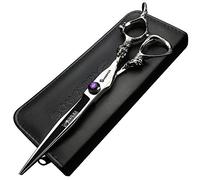 6/7.5/7 / 8 "tijeras de corte de pelo profesionales, tijeras de joyería japonesas 440c(7-inch Flat Shear-CC)