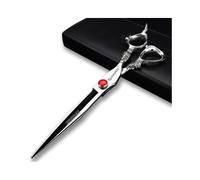 6/7.5/7 / 8 "tijeras de corte de pelo profesionales, tijeras de joyería japonesas 440c (8 pulgadas - B)