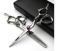 6/7 / 7.5/8 / 9 pulgadas estudio de modelado japonés 440c tijeras peluquero herramientas de modelado profesionales juego de tijeras (6 pulgadas y 2 piezas)