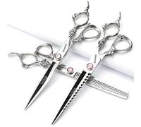 6/7 / 7.5/8 / 9 pulgadas estudio de modelado japonés 440c tijeras peluquero herramientas de modelado profesionales juego de tijeras (7 pulgadas y 3 piezas)