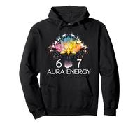 6 7 Aura Energy at 67 Aura Level 67% Funny Six Seven Meme 67 Sudadera con Capucha