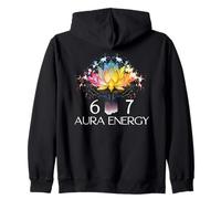 6 7 Aura Energy at 67 Aura Level 67% Funny Six Seven Meme 67 Sudadera con Capucha