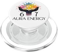 6 7 Aura Energy at 67 Aura Level 67% Six Seven Meme Funny 67 PopSockets PopGrip para MagSafe