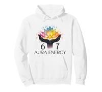 6 7 Aura Energy at 67 Aura Level 67% Six Seven Meme Funny 67 Sudadera con Capucha