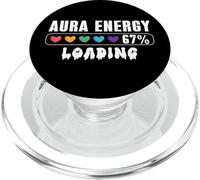 6 7 Aura Energy at 67 Aura Loading Aura Level 67% Six Seven PopSockets PopGrip para MagSafe