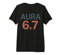 6 7 Aura Farming 67 Funny Gamer Meme Aesthetic 6 7 Aura Camiseta Premium
