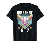 6-7 Baseball 67 Ice Cream Drip Baseball 6 7 Meme 67 Baseball Camiseta