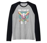 6-7 Baseball 67 Ice Cream Drip Baseball 6 7 Meme 67 Baseball Camiseta Manga Raglan