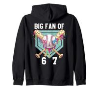6-7 Baseball 67 Ice Cream Drip Baseball 6 7 Meme 67 Baseball Sudadera con Capucha