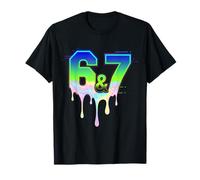 6 & 7 Drip Funny Meme tee Six Seven Gen Alpha Gifts Camiseta