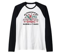 6 7 English Teacher 67 Book Weekend Booked Reading 6-7 Books Camiseta Manga Raglan