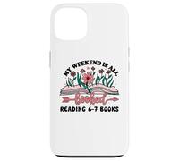 6 7 English Teacher 67 Book Weekend Booked Reading 6-7 Books Carcasa para iPhone 13