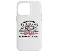 6 7 English Teacher 67 Book Weekend Booked Reading 6-7 Books Carcasa para iPhone 14 Pro MAX