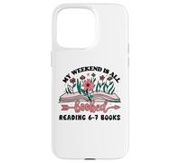 6 7 English Teacher 67 Book Weekend Booked Reading 6-7 Books Carcasa para iPhone 15 Pro MAX