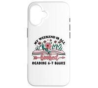 6 7 English Teacher 67 Book Weekend Booked Reading 6-7 Books Carcasa para iPhone 16