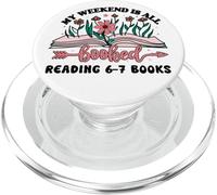 6 7 English Teacher 67 Book Weekend Booked Reading 6-7 Books PopSockets PopGrip para MagSafe