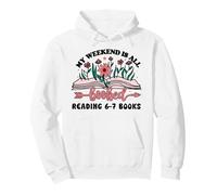 6 7 English Teacher 67 Book Weekend Booked Reading 6-7 Books Sudadera con Capucha