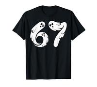 6 7 Halloween Ghost 67 Meme Gen Alpha Six Seven Camiseta