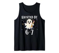 6 7 Halloween Teacher Haunted by 6-7 Cute Ghost 67 Six Seven Camiseta sin Mangas