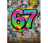 6 7 Meme Notebook - Six Seven Funny Trend Journal: 8.5 x 11 in | 160 Pages | Trendy and Fun Gift Idea for Meme Lovers