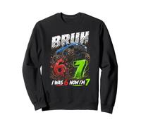 6 7 Monster Truck Yo tenía 6 años Ahora Tengo 7 años de cumpleaños del niño Sudadera