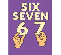 6 7 Neon Purple Meme Notebook: Composition Notebook: Funny Meme Journal for Class Notes, Writing, Planning & Doodling | 120 College-Ruled Pages | 7.5 x 9.25