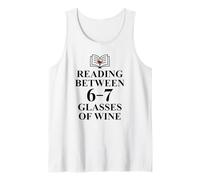 6 7 Reading 6-7 Just One More Chapter Read Between The Wines Camiseta sin Mangas