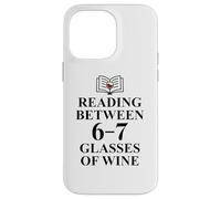 6 7 Reading 6-7 Just One More Chapter Read Between The Wines Carcasa para iPhone 14 Pro MAX