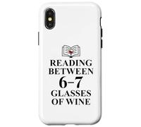 6 7 Reading 6-7 Just One More Chapter Read Between The Wines Carcasa para iPhone X/XS