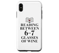 6 7 Reading 6-7 Just One More Chapter Read Between The Wines Carcasa para iPhone XS MAX