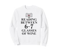 6 7 Reading 6-7 Just One More Chapter Read Between The Wines Sudadera